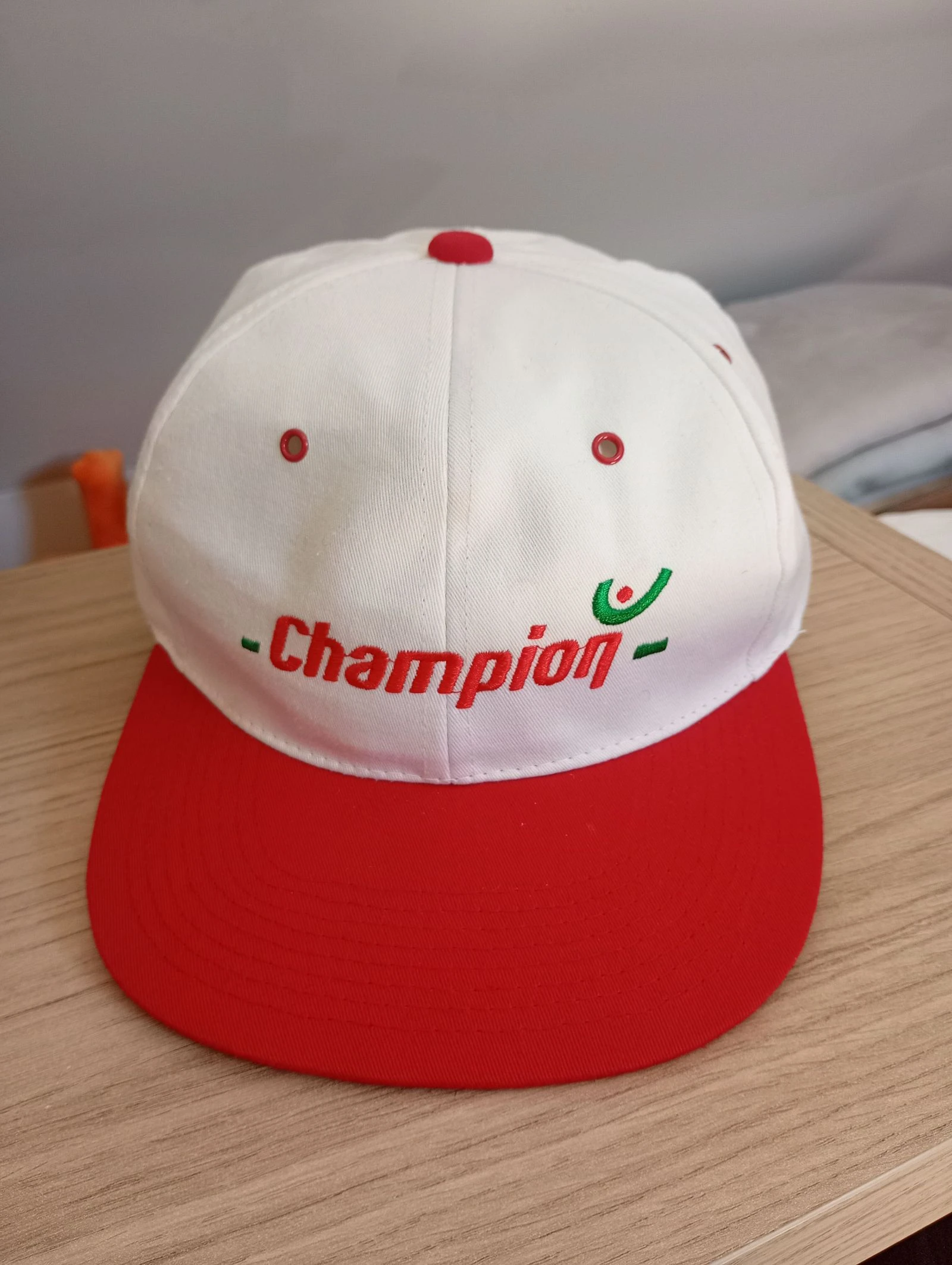 Vintage jaren 90 snapback reclamepet van Champion, verstelbaar – photo 4